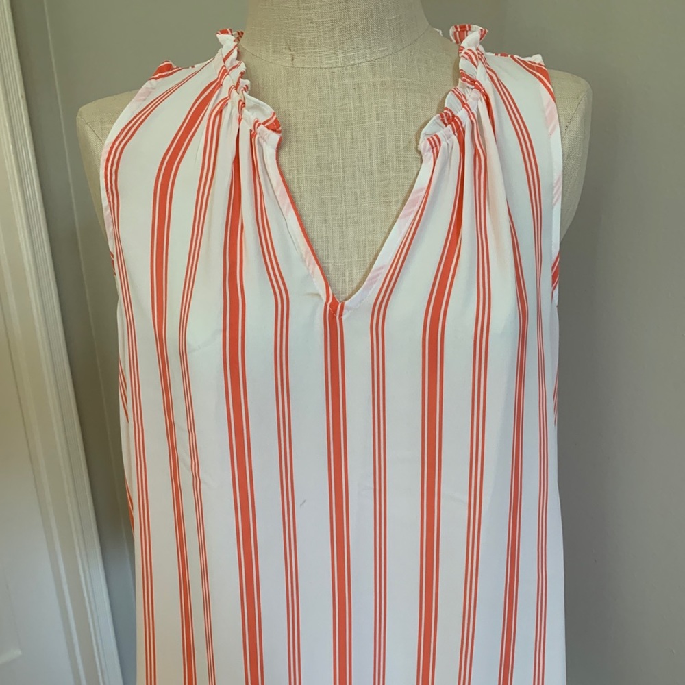 Gap Sleeveless Flowy Striped Blouse